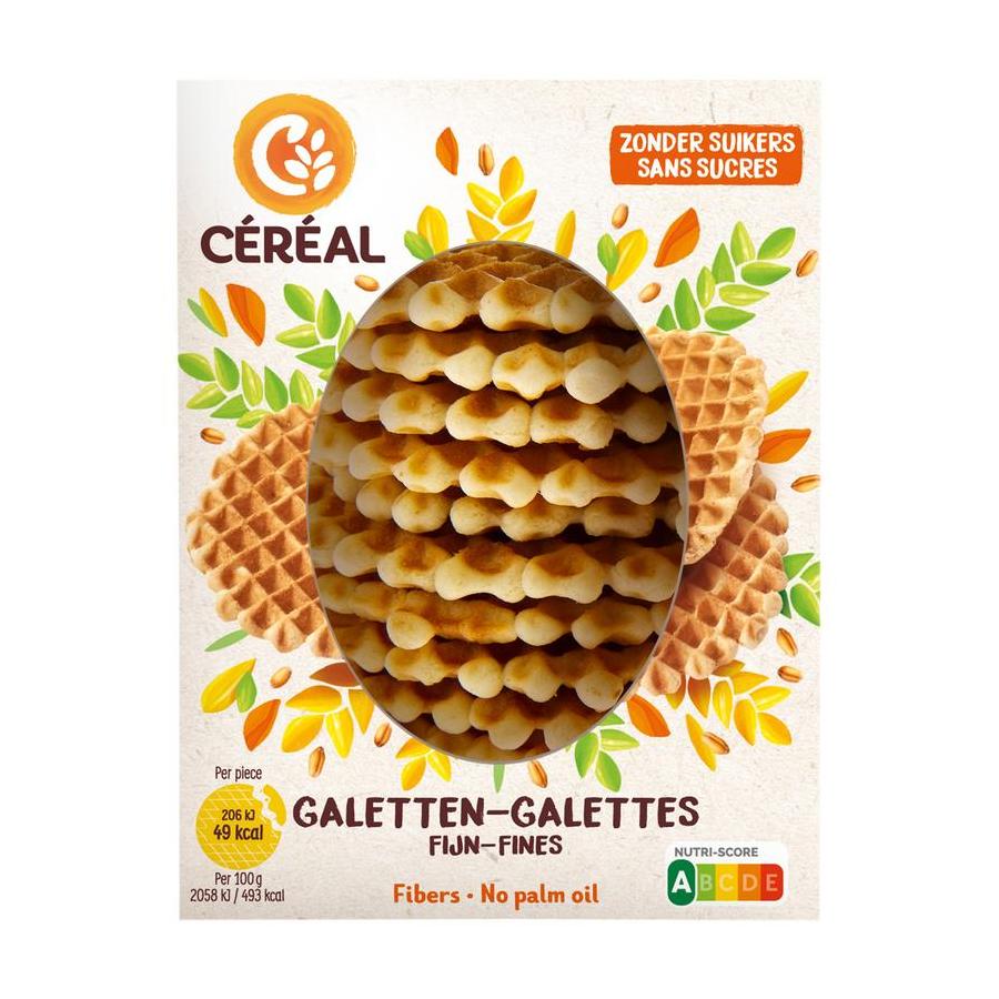 Cereal galetten fijn zonder suiker