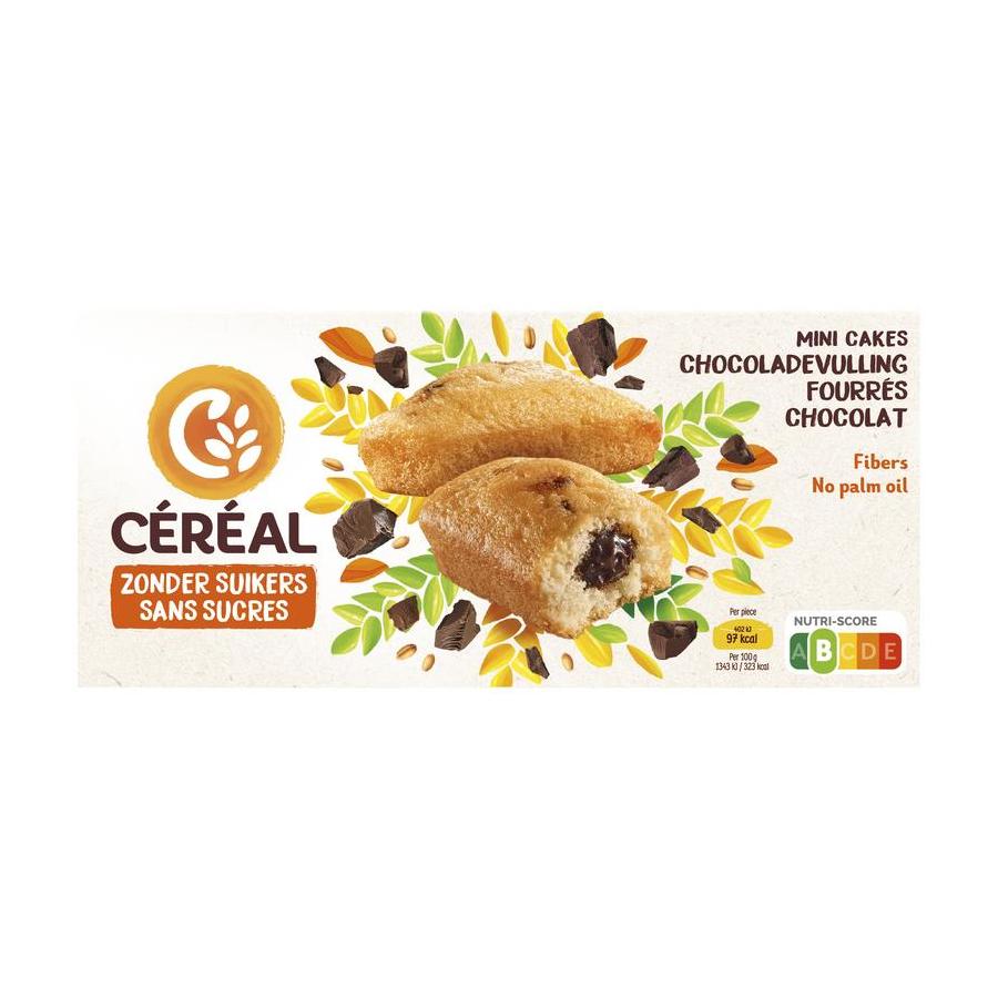 Cereal mini cakes choco vull zonder s