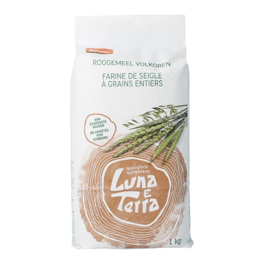 Luna E Terra roggemeel volkoren bio