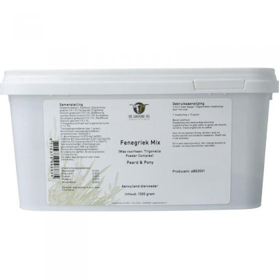 Groene Os Fenegriek mix paard/pony