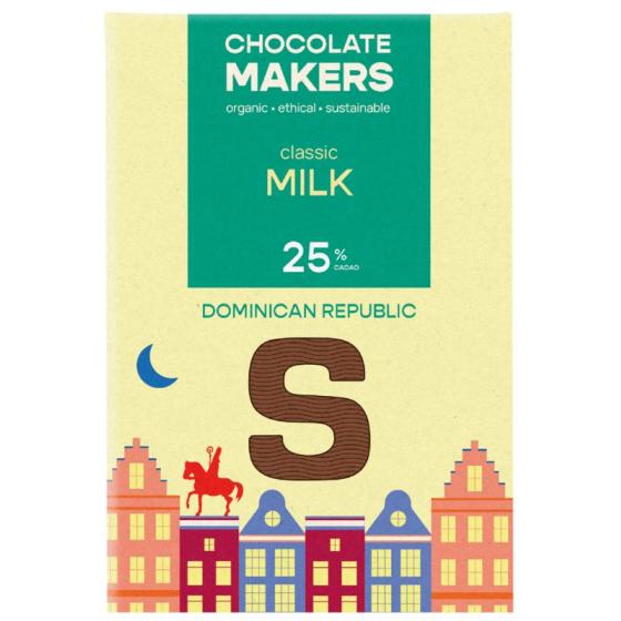 Chocolatemakers choc mak sintletter m 25% bio