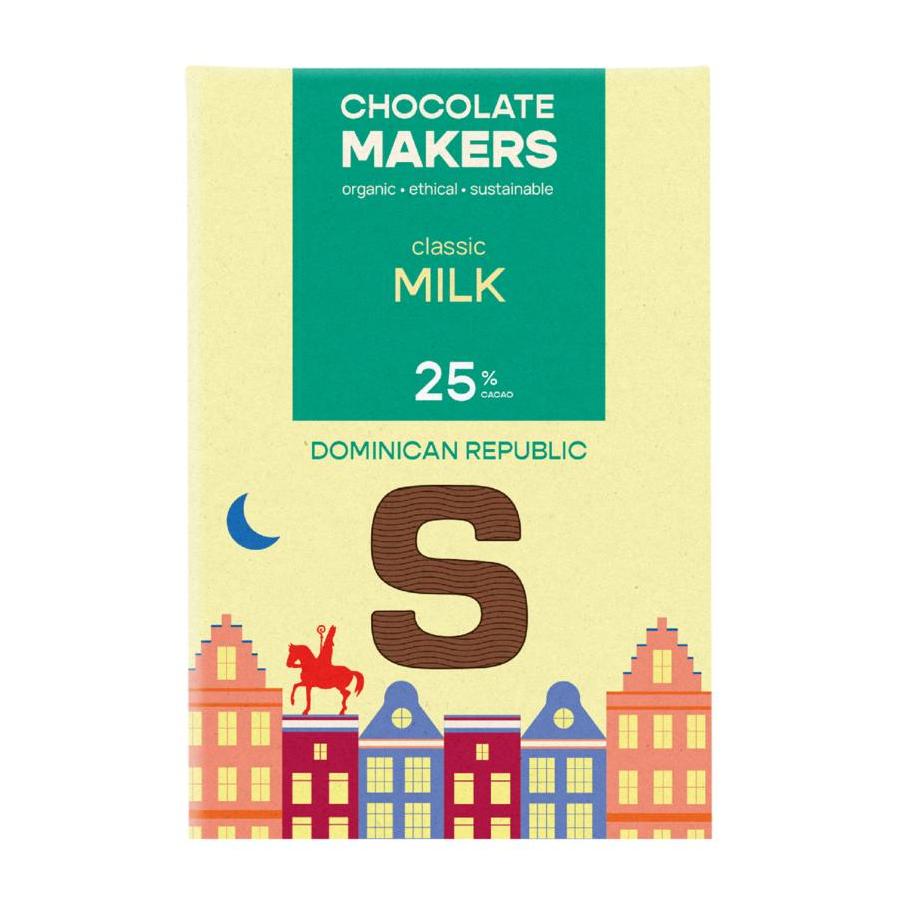 Chocolatemakers choc mak sintletter m 25% bio