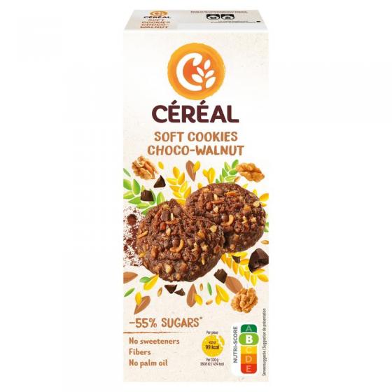 Cereal soft cookies choco-walnut m s
