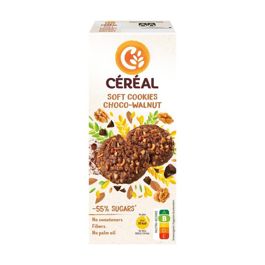 Cereal soft cookies choco-walnut m s