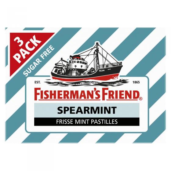 Spearmint suikervrij 3-pack