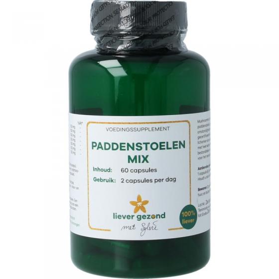 Liever Gezond paddenstoelen mix 525mg bio