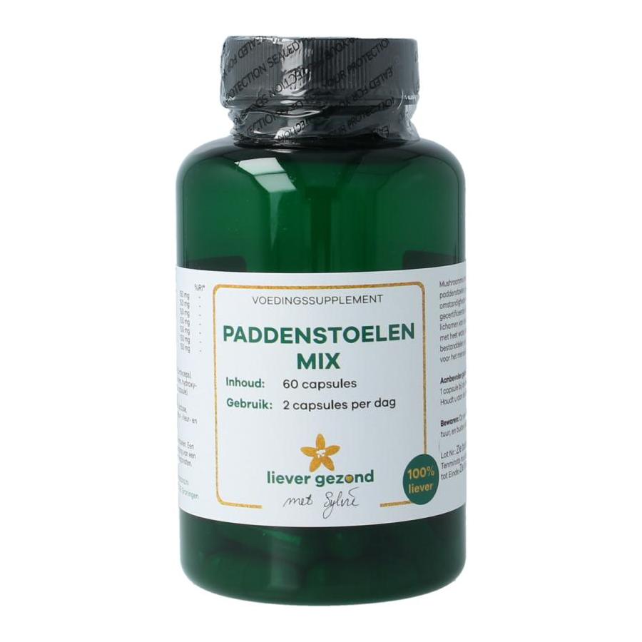 Liever Gezond paddenstoelen mix 525mg bio