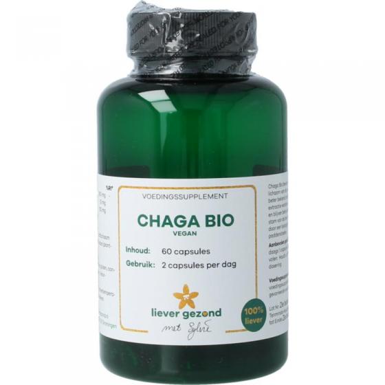 Liever Gezond chaga 400mg vegan bio
