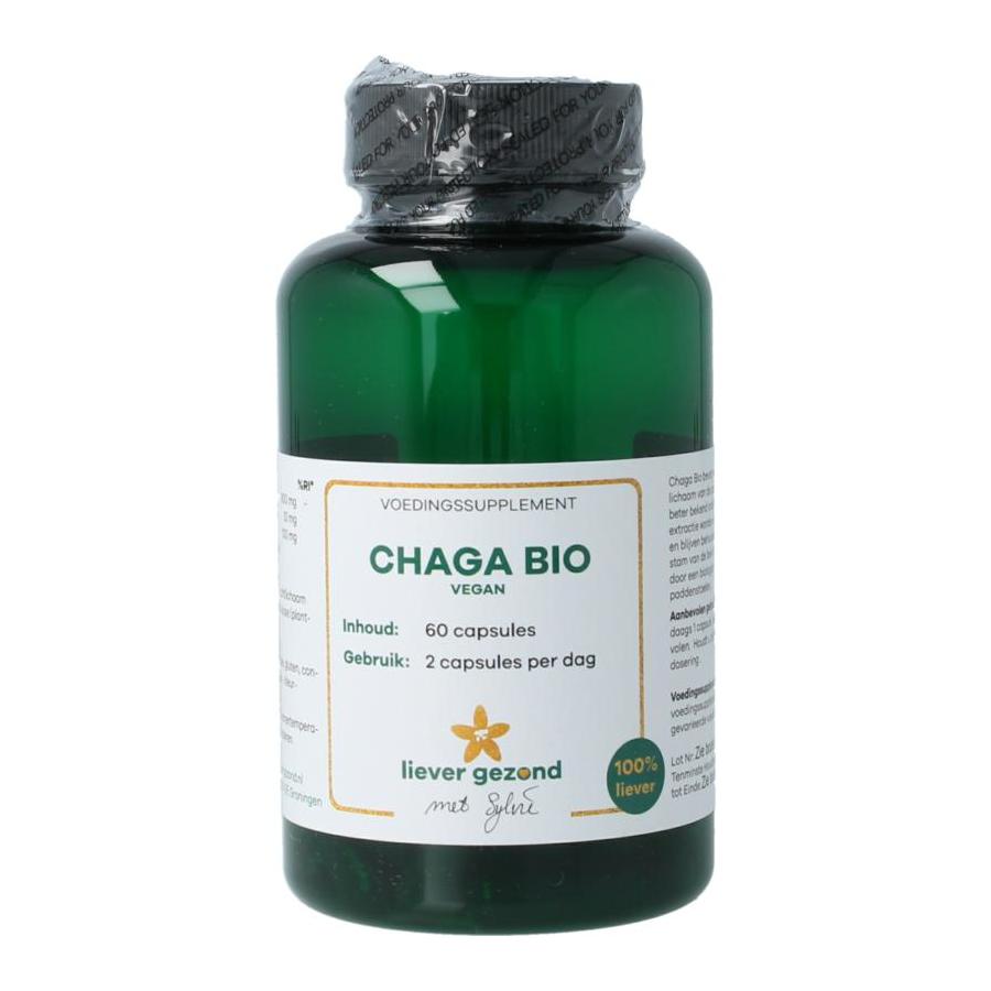 Liever Gezond chaga 400mg vegan bio