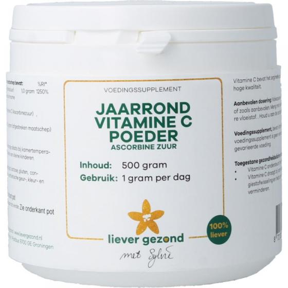 Liever Gezond jaarrond vit c poeder zuur