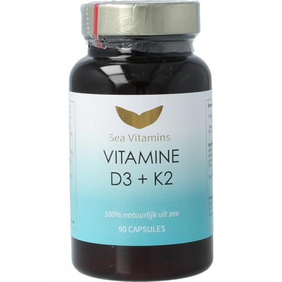 Sea Vitamins vitamine d3 + k2 uit zee