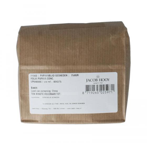 Jacob Hooy papayablad gesneden