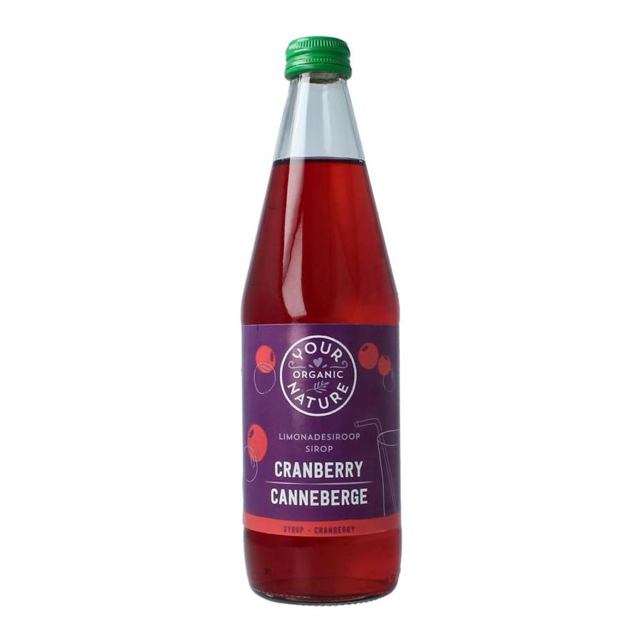 Your Organic Nat Limonadesiroop cranberry bio