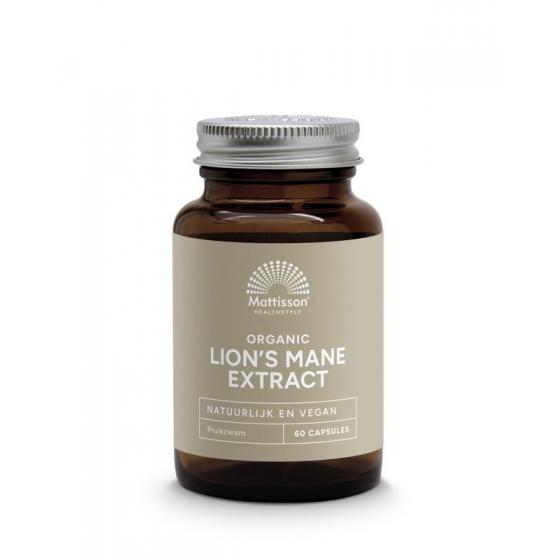 Mattisson lions mane extract 500mg bio