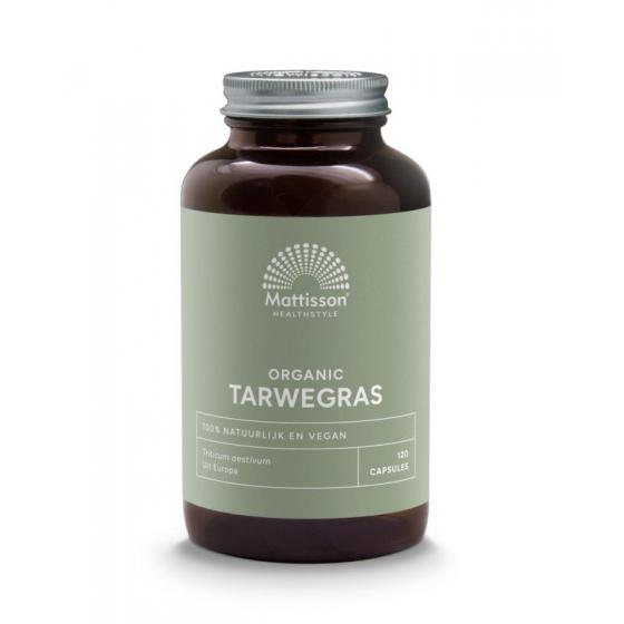 Mattisson organic tarwegras 600mg bio