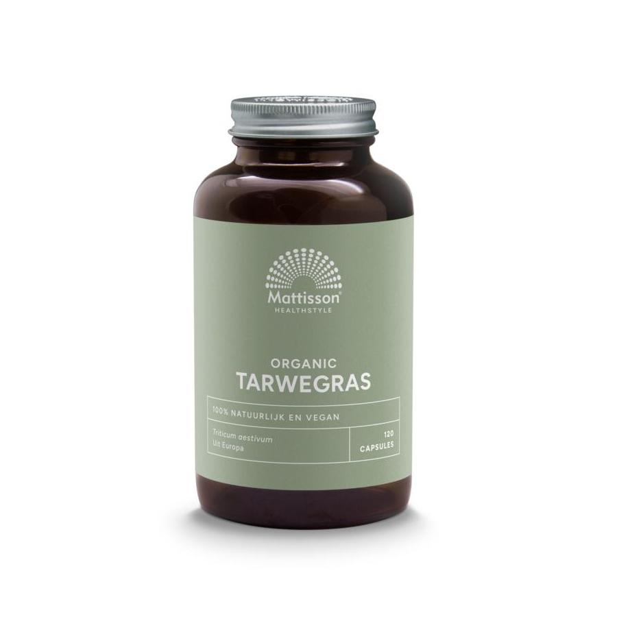 Mattisson organic tarwegras 600mg bio