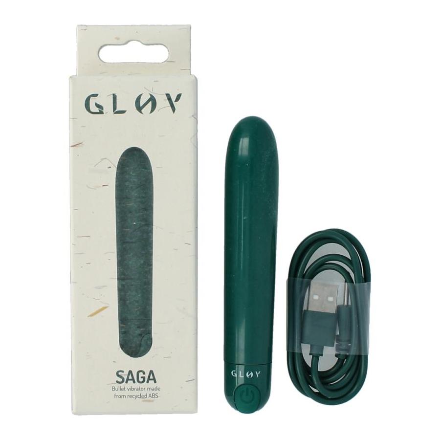 Glov Saga eco bullet vibrator groen
