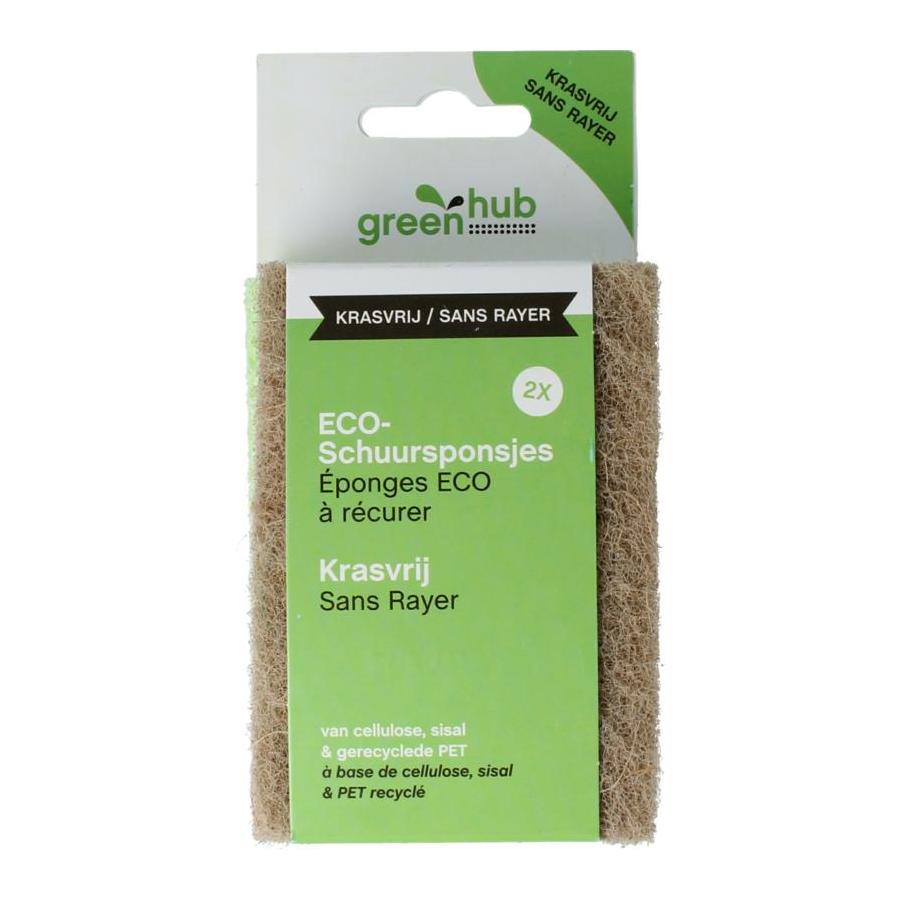 Greenhub schuursponsjes eco krasvrij
