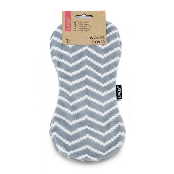 Kipkep Woller cover regular wasbaar silver grey
