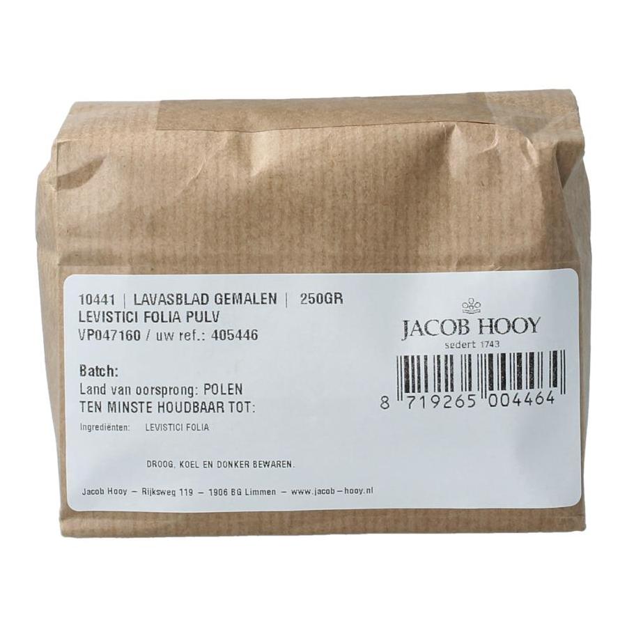 Jacob Hooy lavasblad gemalen