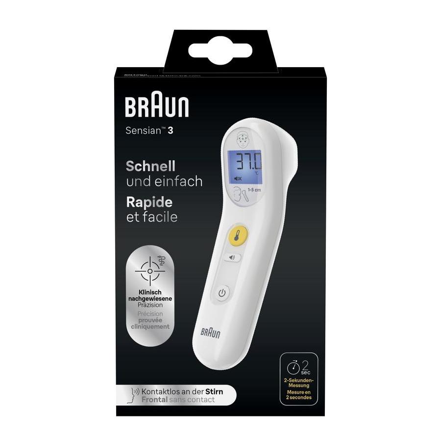 Braun Voorhoofdthermometer Sensian 3 BNT050
