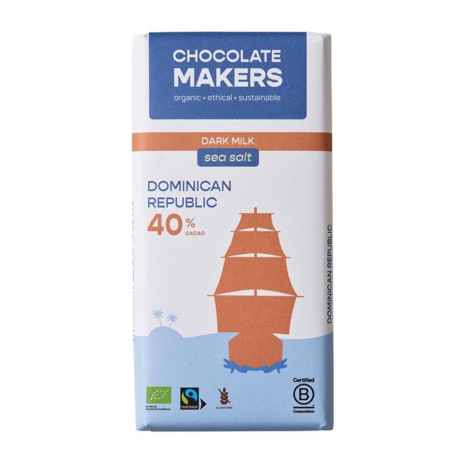Reep tres hombres 40% melk zeezout fairtrade bio