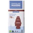 Reep tres hombres 75% puur met cacaonibs bio