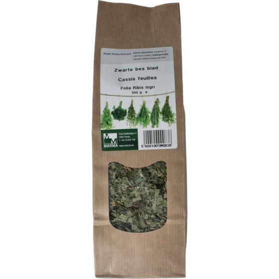 Marma zwarte bes blad