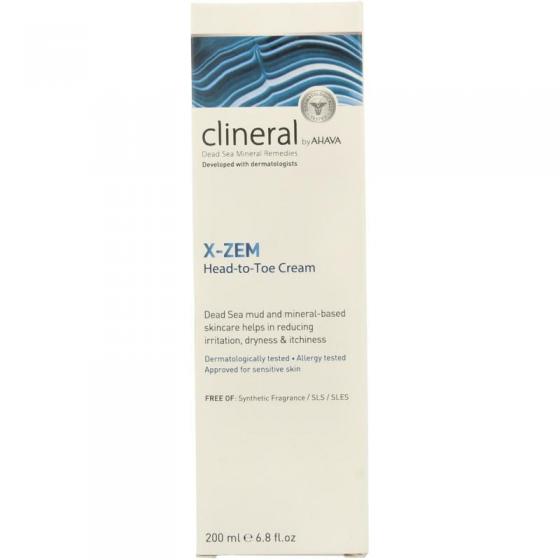 Clineral x-zem head-to-toe cream