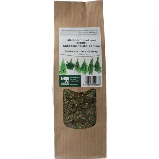 Marma Meidoorn blad met bloem