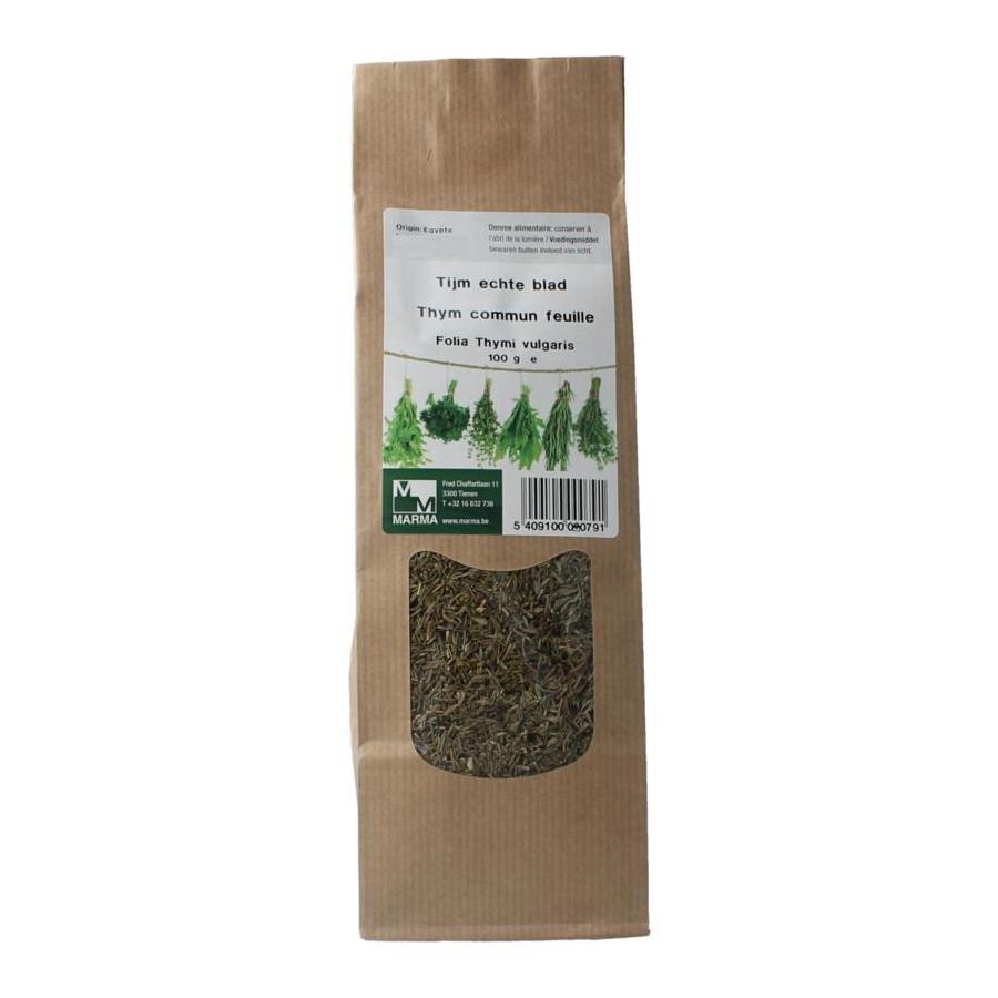 Marma tijm echte blad