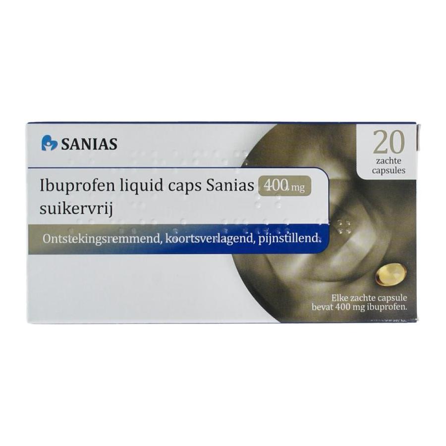 Sanias ibuprofen liquid 400mg sv uad