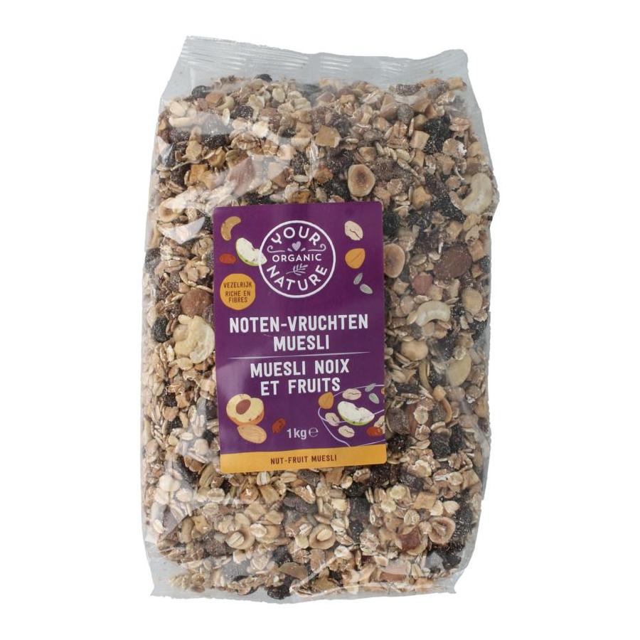 Your Organic Nat yon muesli noten vruchten bio