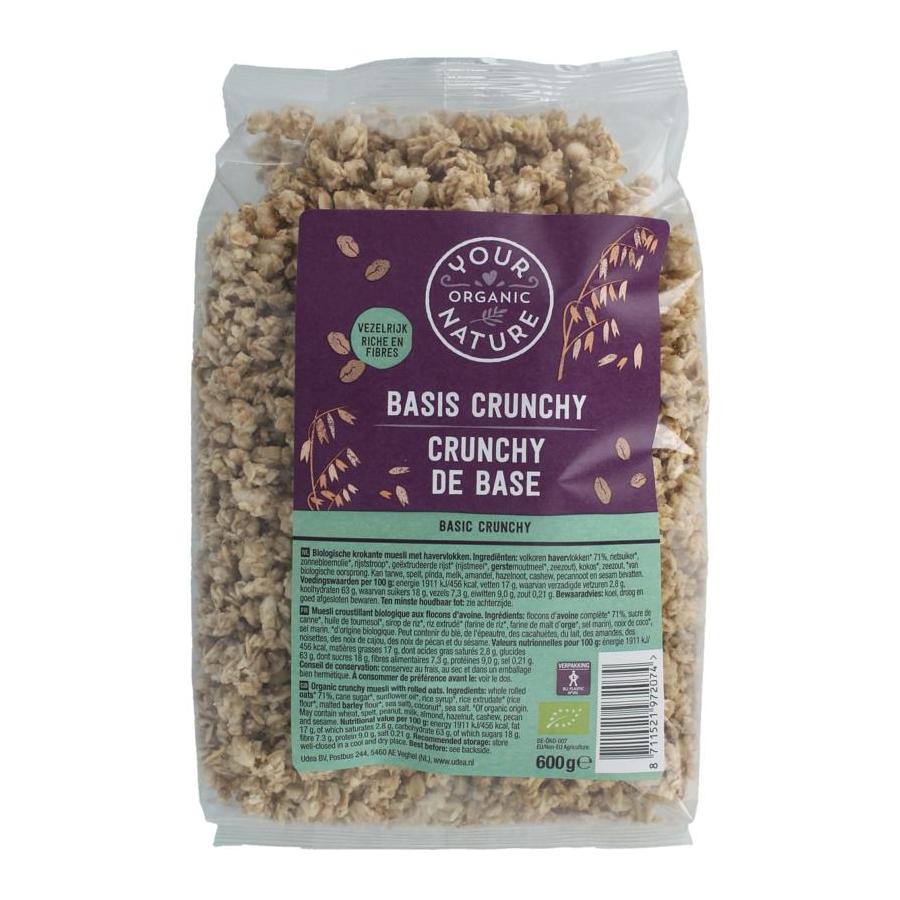 Your Organic Nat yon muesli crunchy basis bio