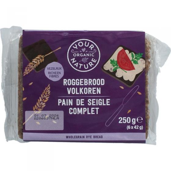 Your Organic Nat yon roggebrood volkoren bio