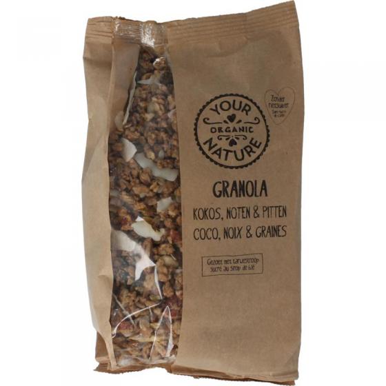 Your Organic Nat yon granola kokos noot pit bio