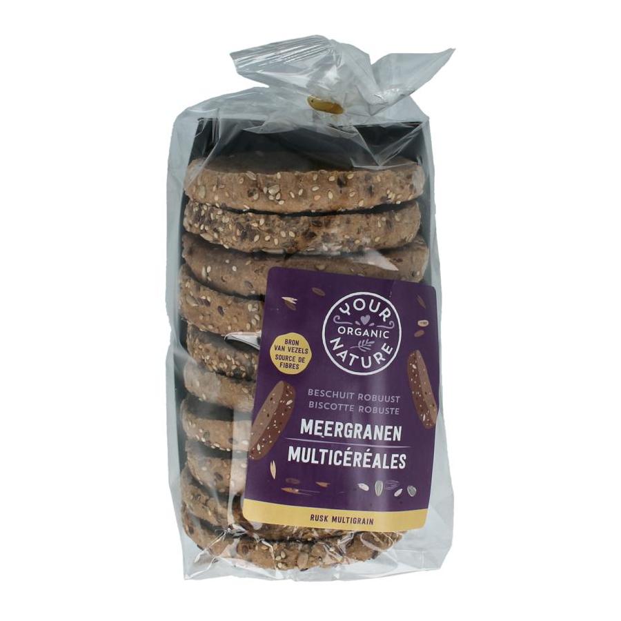 Your Organic Nat yon beschuit meergranen bio