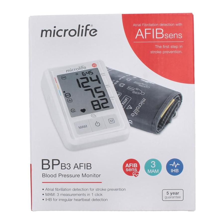 Microlife mic bpb3 afib bloedrukmonitor