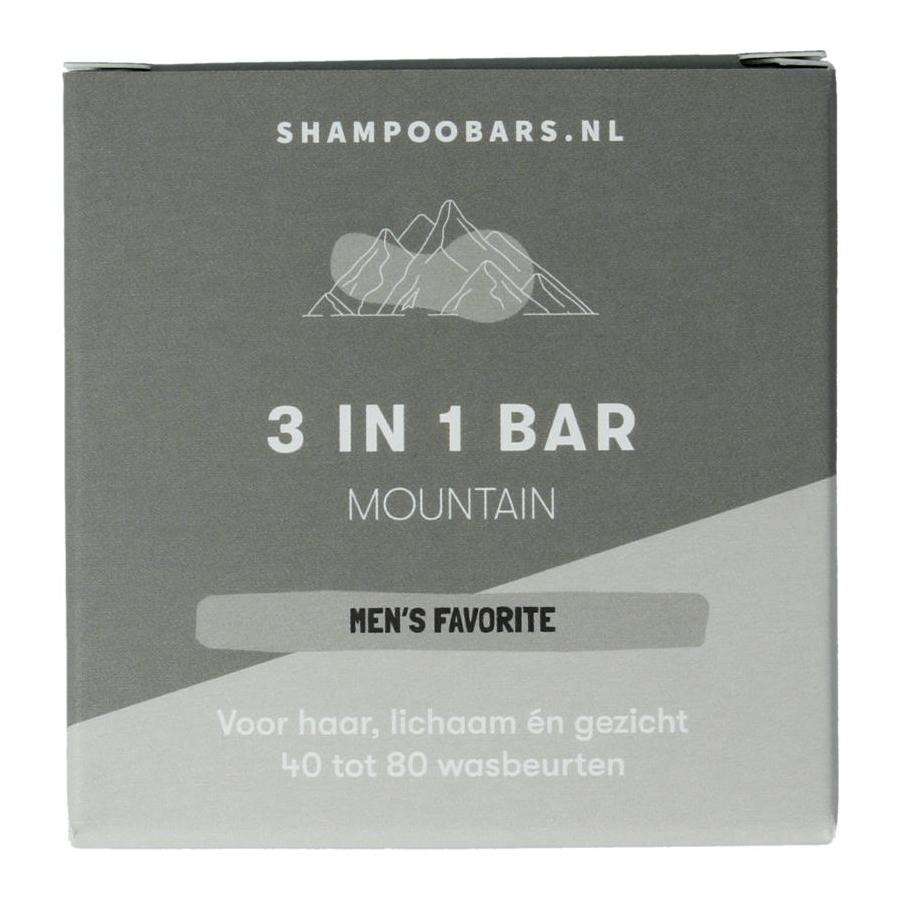 Shampoobars 3 in 1 bar mountain