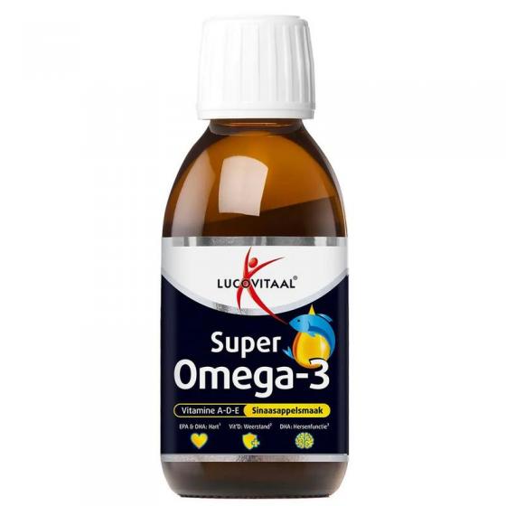 Lucovitaal omega 3 vloeibaar sinaasappel