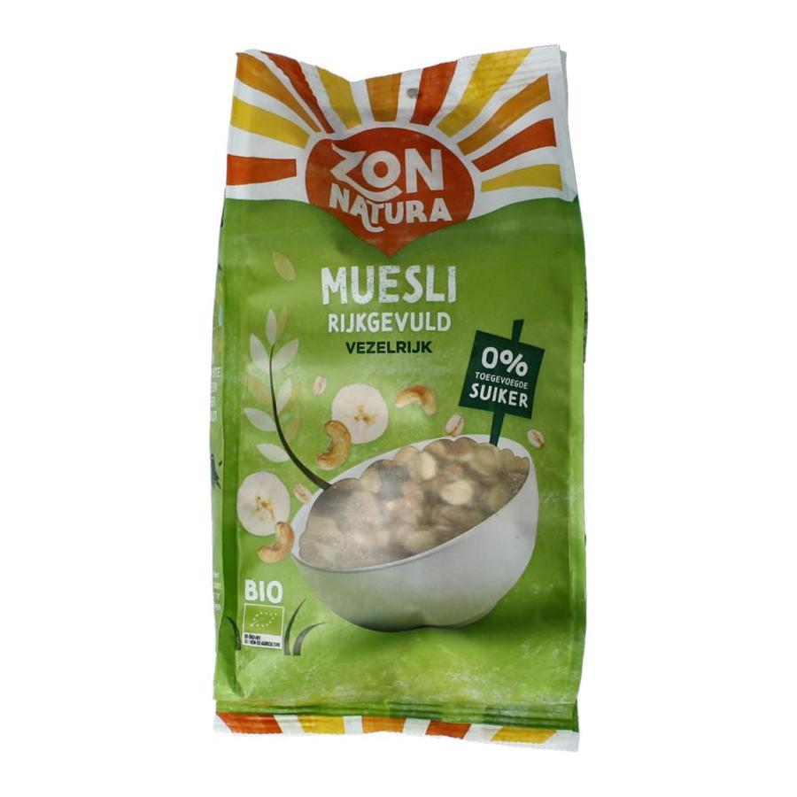Zonnatura muesli rijk gevuld bio