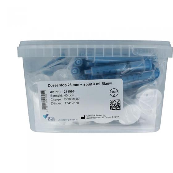 Spruyt Hillen doseerdop 28mm met spuit 3ml