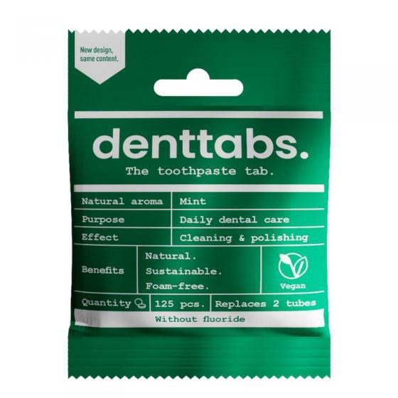 Denttabs tandpsts tb munt zon fluor veg
