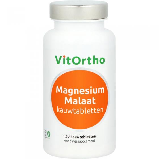 Vitortho magnesium malaat kauwtabletten
