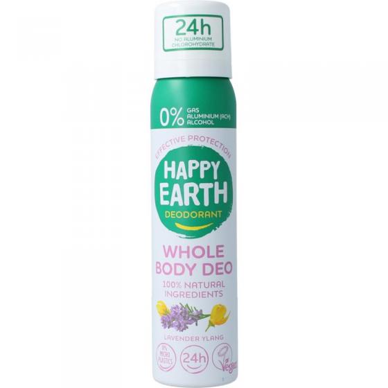 Happy Earth body deo spray lavender ylang