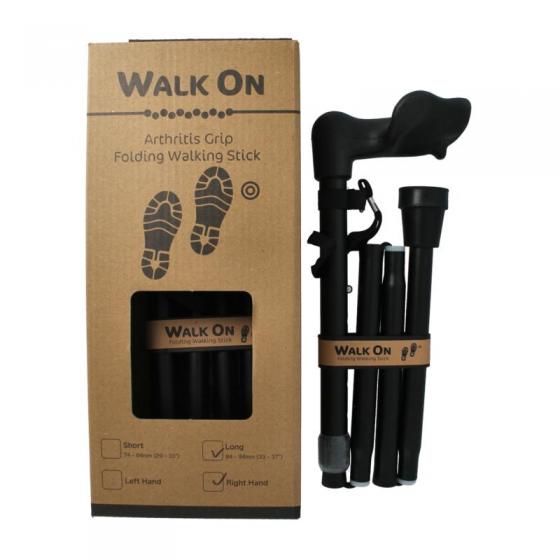 Able 2 wandelstok ana opvouw zwart r