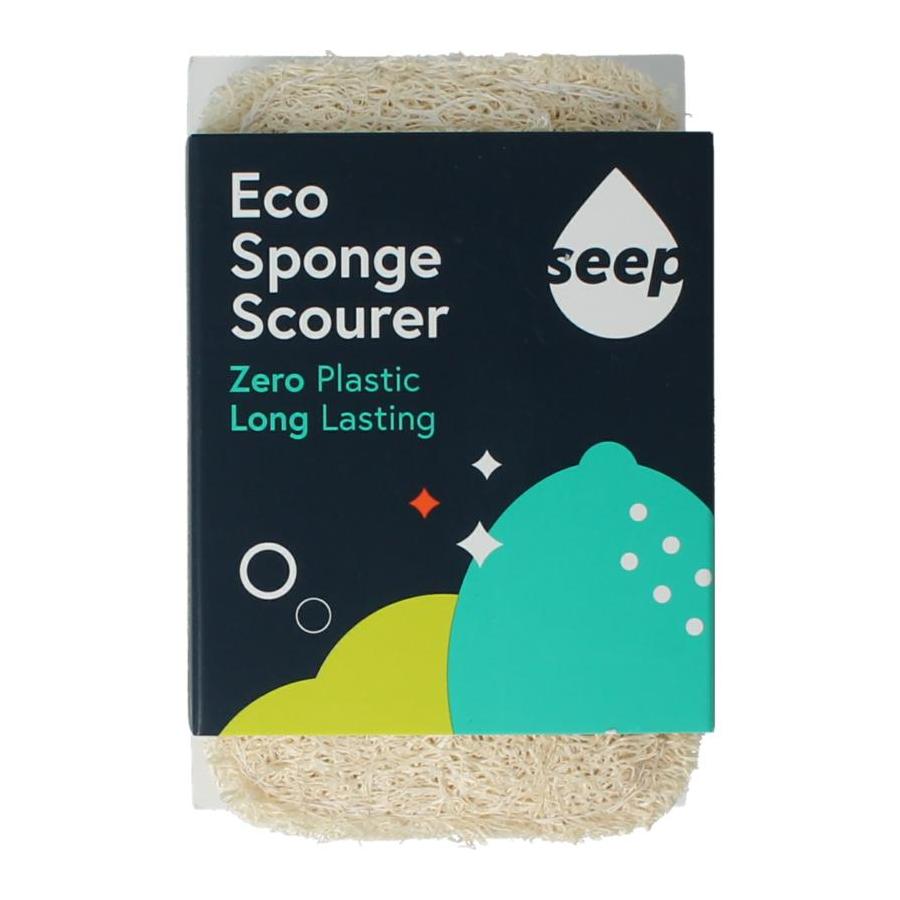 Spons met luffa schuurspons composteerbaar
