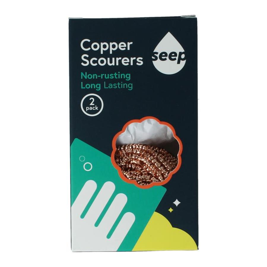 Koperen schuursponzen