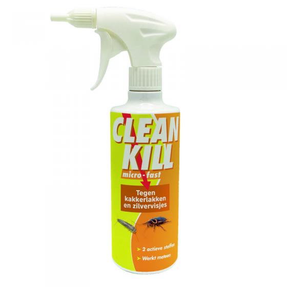 Clean kill micro-fast kakkerlakken en zilvervisjes