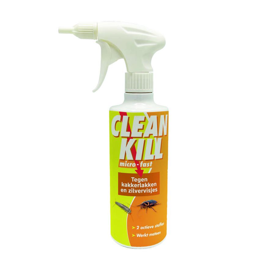 Clean kill micro-fast kakkerlakken en zilvervisjes